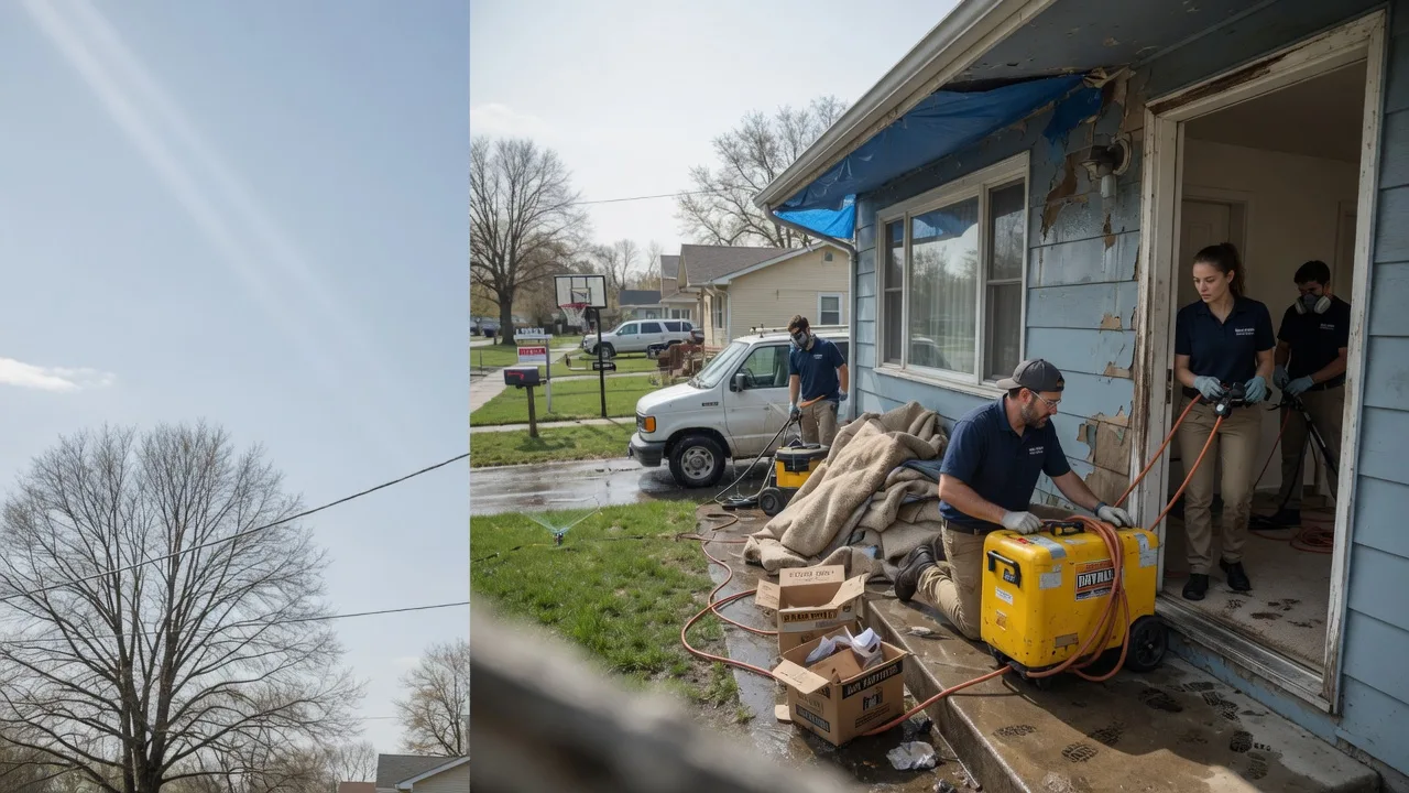 Basement Flood Cleanup in Hilbert, WI near me